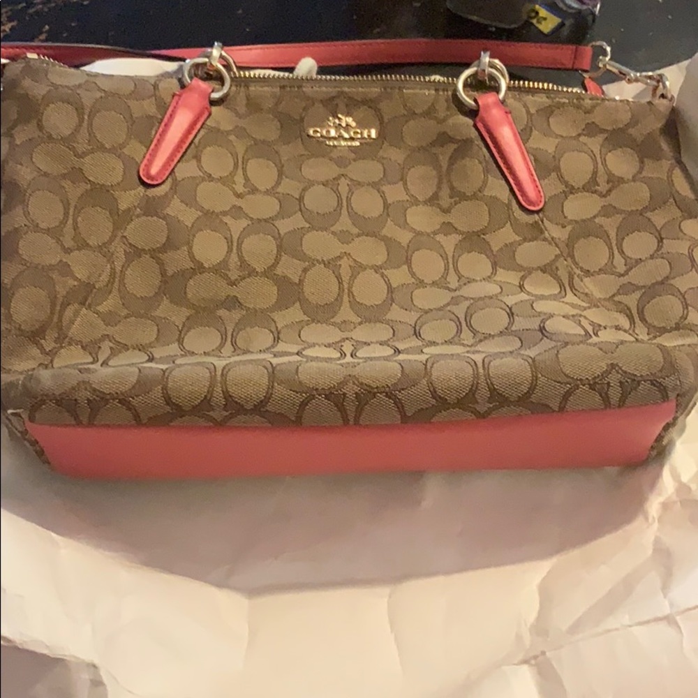 Medium authentic coach purse